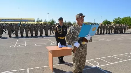 «Батыс» өңірлік қолбасшылығында сарбаздар әскери ант берді