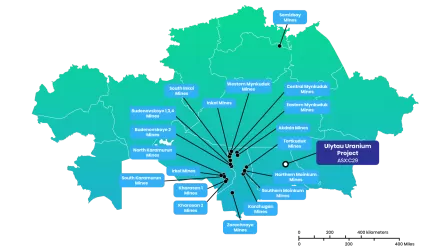 "Дочка" "Казатомпрома" поучаствует в урановом проекте Ulytau