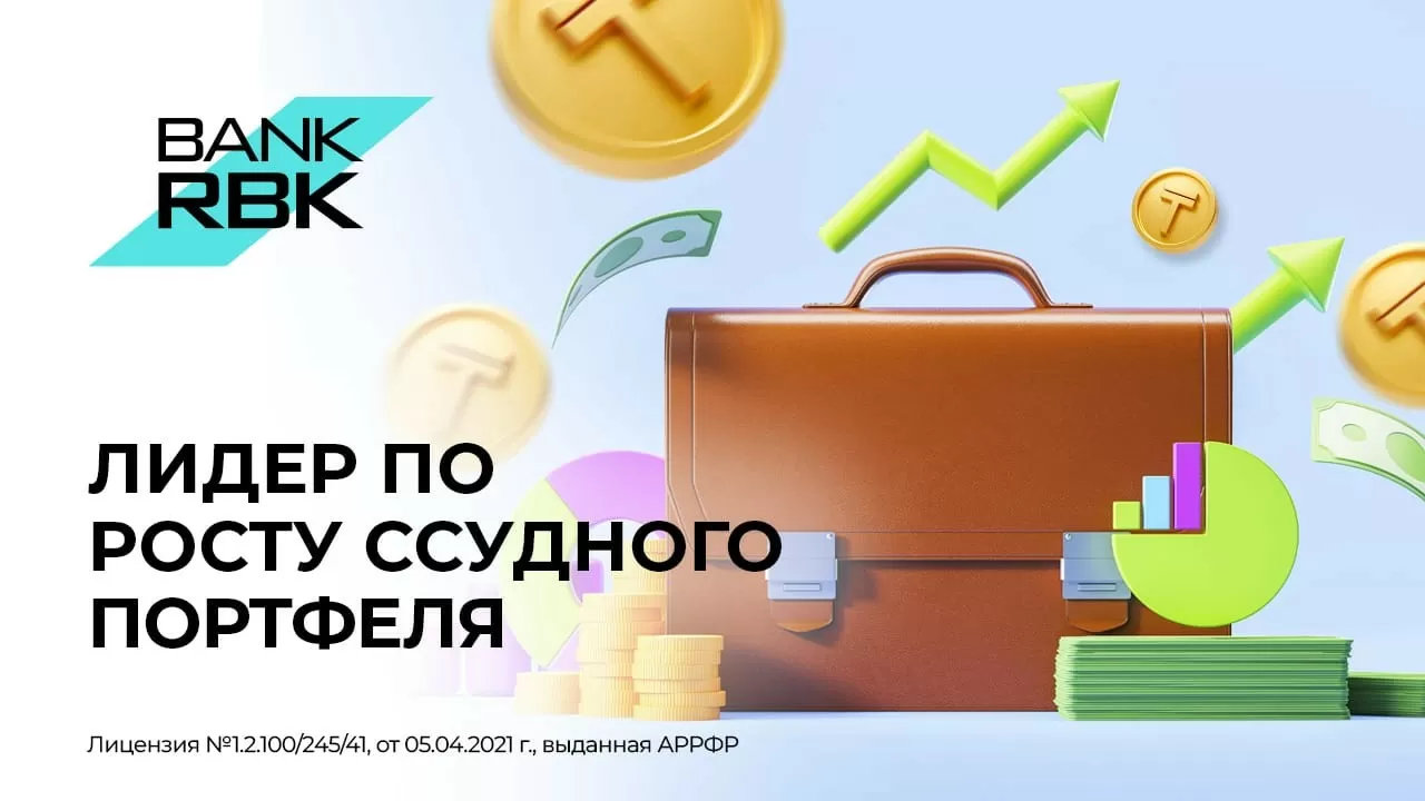 Bank RBK лидирует по росту ссудного портфеля