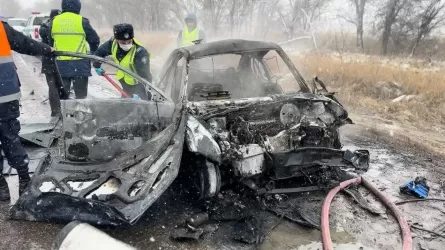 Четыре человека погибли в ДТП в Алматинской области