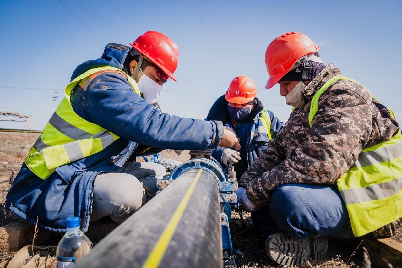 Елордада үйлер газға қосыла бастады 