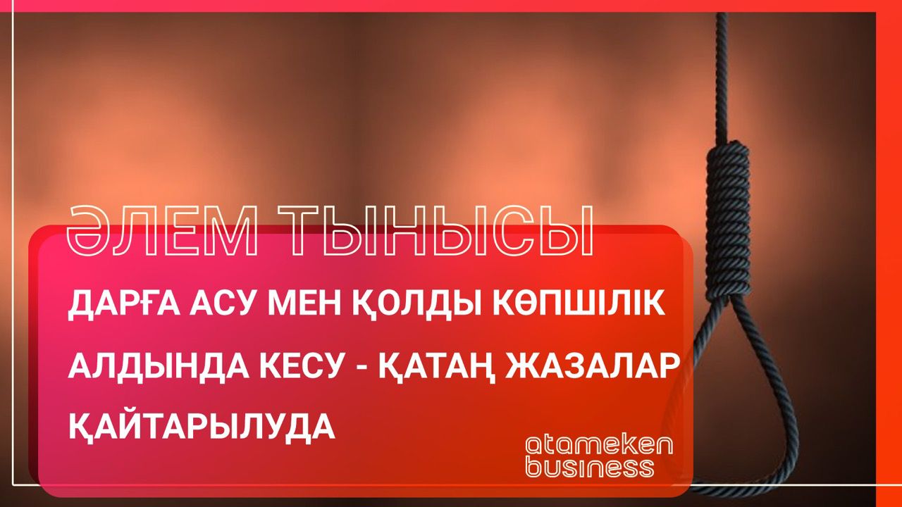 Дарға асу мен қолды көпшілік алдында кесу – қатаң жазалар қайтарылуда 